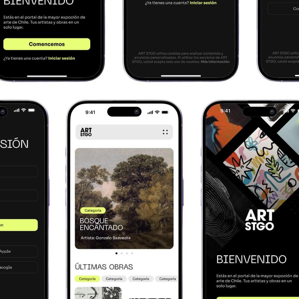 Art Stgo Web / App Design